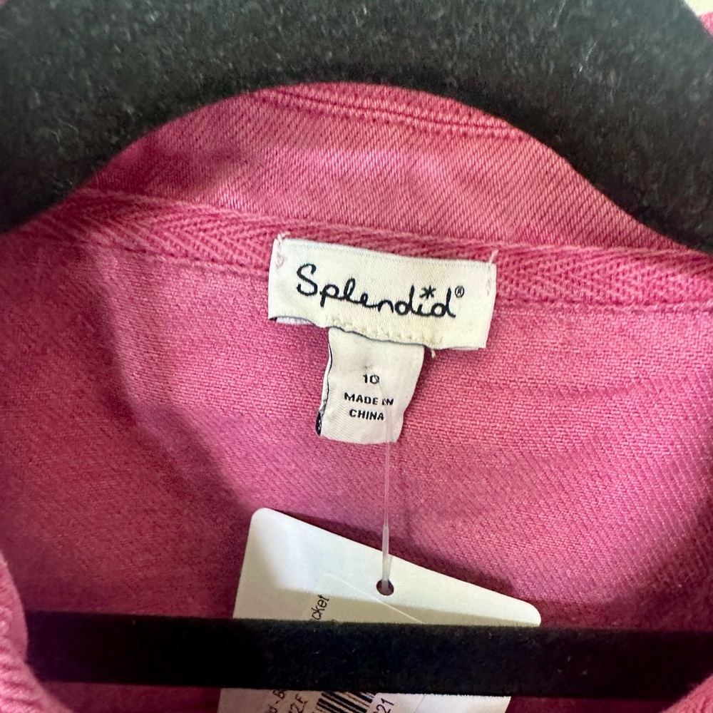 NWT Pink denim kids jacket by Splendid - Picture 2 of 6